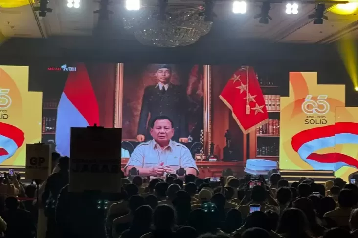 Mengawal dan Menjaga Pemerintah, Prabowo Berharap pada Perayaan HUT ke-65 MKGR