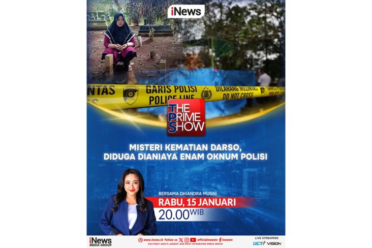 Kematian Darso, Membuat Heboh! Enam Polisi Terlibat, Tayang Malam Ini di The Prime Show dengan Dhiandra Mugni, Langsung di iNews!