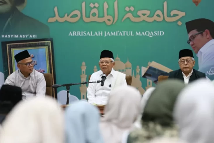 "KH Ma'ruf Amin, Pemimpin PKB yang Tak Pernah Lupa Mengkaji Kitab Arrisalah Karya Mbah Hasyim"