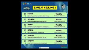 Samsat Keliling Bekasi dan Karawang, Rabu 12 November 2025