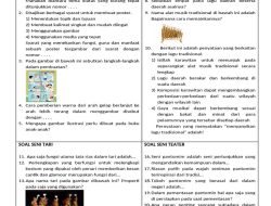 50 Soal Esai Seni Budaya Kelas 8 Semester 2 2026 Kurikulum Merdeka dan Jawaban