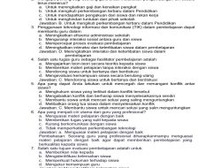 15 Contoh Soal PPG RA dan Jawabannya, Uji Kompetensi Guru Kelas Batch 4 2025