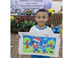 Orang Tua Kupang Gembira Anak Ikut Lomba Kreatif Faber-Castell