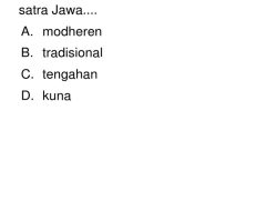 50 Soal dan Jawaban Bahasa Jawa Kelas 8 SMP MTs Semester 2 2026