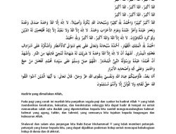 Khutbah Idul Fitri 2026 Terbaru: Singkat, Padat, dan Mengharukan