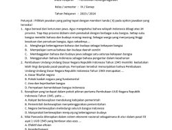 Soal Ujian Akhir PKN dan Kunci Jawaban, Soal STS PPKn SMP Kelas 9 Semester 2-2026