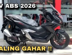 Honda ADV 160 ABS 2026 Tampil Gagah, Skutik Petualang 160 cc dengan ESS, HSTC, dan Bagasi 30 Liter