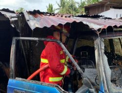 Tiga berita populer Padang: Mobil dan dapur terbakar, truk rusak sebabkan kemacetan