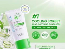 Ulasan Sunscreen SPF40+ PA++++ You Acne Shield Light Sunbrella