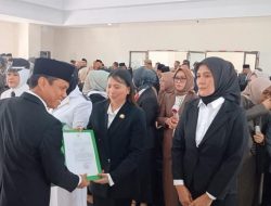 Daftar Pejabat Eselon III dan IV Kotamobagu yang Dilantik Wali Kota Weny Gaib