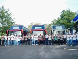 Pusri Kirim Peserta Mudik Gratis Dengan Program Berbagi Harapan