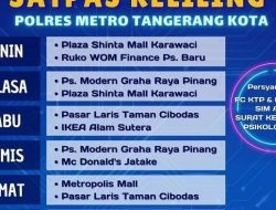 SIM Keliling Tangerang Selatan, 2 Lokasi Rabu 25 Maret 2026