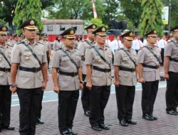 Kapolresta Banda Aceh Umumkan Pergantian Kabag, Kasat dan Kapolsek