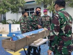 Benda mirip torpedo dengan tulisan Tiongkok ditemukan di Lombok Utara, diduga alat survei laut